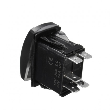 IP68 12-24V 5Pin ON / OFF Rocker Switch LED Cooling Fan Rocker Switch Rocker Toggle Switch