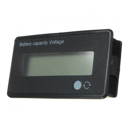 12V/24V/36V/48V 8-70V LCD Acid Lead Lithium Battery Capacity Indicator Digital Voltmeter