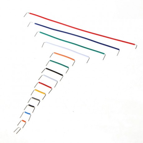 5 x 140pcs U Shape Solderless Breadboard Jumper Cable Dupont Wire Arduino Shield