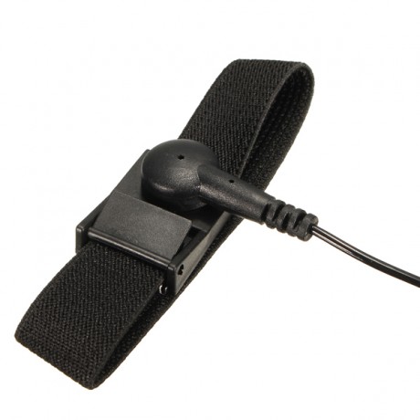 Anti Static ESD Adjustable Wrist Strap Band Ground Bracelet with Alligator Clip