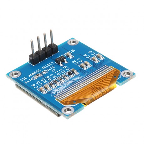 0.96 Inch 4Pin Blue Yellow IIC I2C OLED Display With Screen Protection Cover