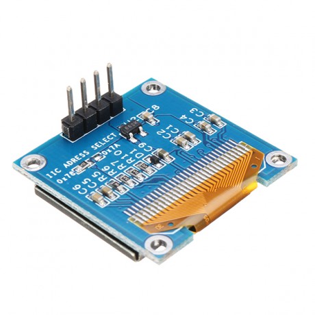 0.96 Inch 4Pin Blue IIC I2C OLED Display With Screen Protection Cover Module