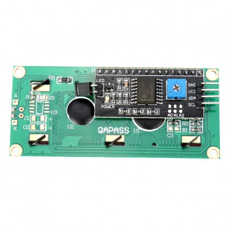 IIC/I2C 1602 Yellow-Green Backlight LCD Display Module With 2.5 Inches LCD1602 LCD Shell