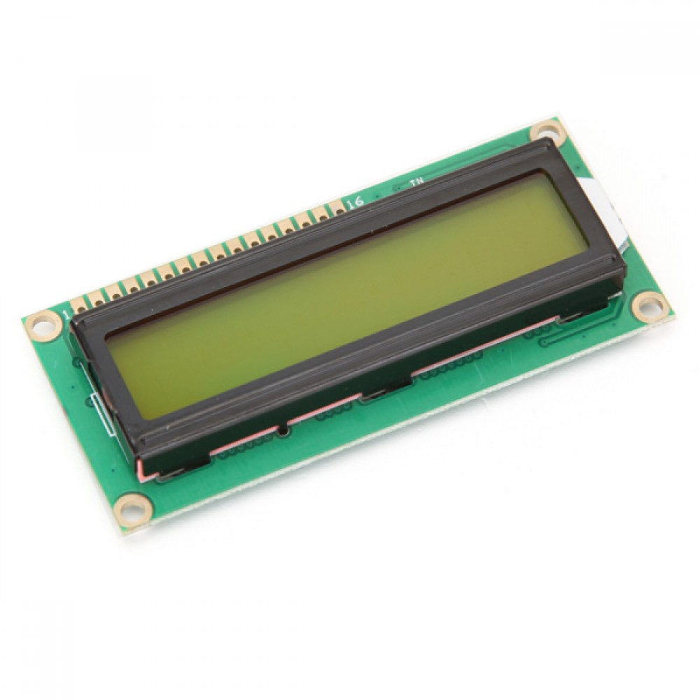 1602 Yellow Backlight LCD Display Module With 2.5 Inches LCD1602 LCD Shell