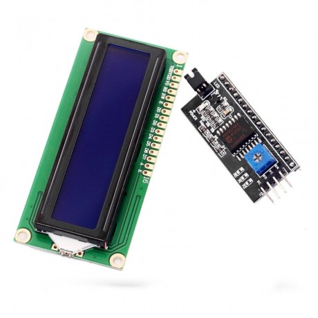 New IIC / I2C with 1602 LCD Display Screen Board Module