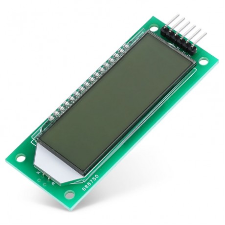 LDTR WG0101 2.4 inch 6-digit 7-segment LCD Display Module