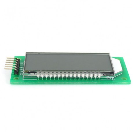 LDTR WG0101 2.4 inch 6-digit 7-segment LCD Display Module