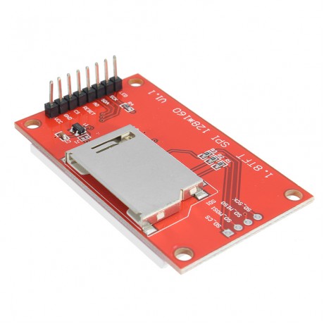 1.8 Inch TFT LCD Display Module SPI Serial Port With 4 IO Driver