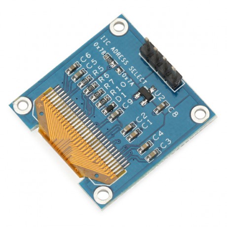 3Pcs 0.96 Inch Blue Yellow IIC I2C OLED Display Module