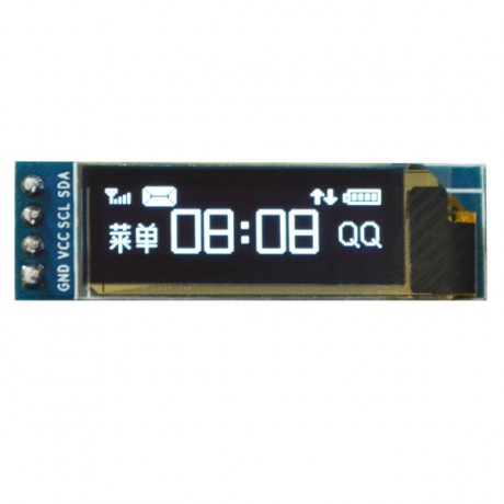 3Pcs 0.91 Inch White OLED Display Module 12832 LCD Screen IIC I2C Serial Port