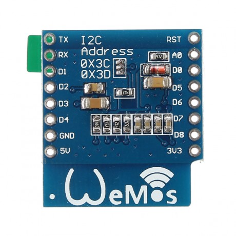 3Pcs Wemos 0.66 Inch OLED Shield For WeMos D1 Mini 64X48 IIC I2C Compatible