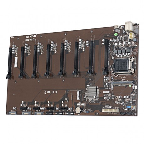 ONDA B250 D8P-D4 BTC Mining Motherboard Main Board 8 x PCI-E For Intel LGA1151 Platform