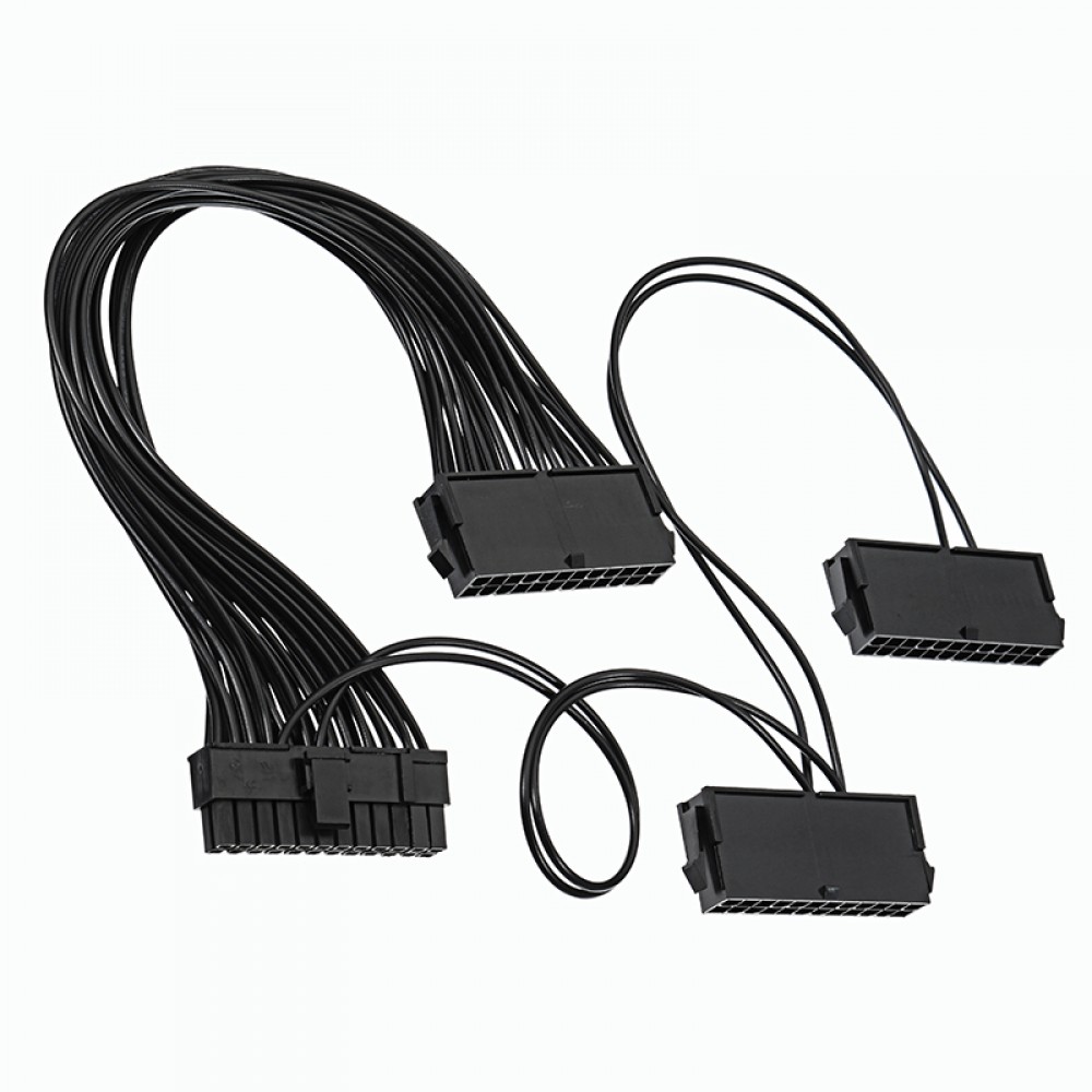 24-Pin ATX Computer Power Supply Adapter Cable for Bitcoin Mining PC