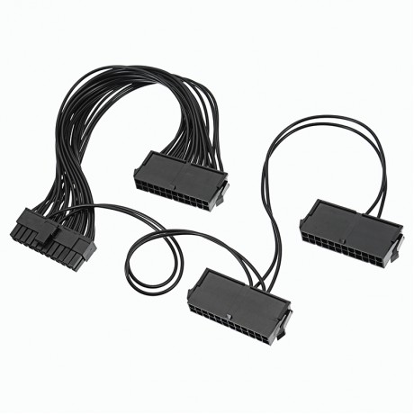 24-Pin ATX Computer Power Supply Adapter Cable for Bitcoin Mining PC