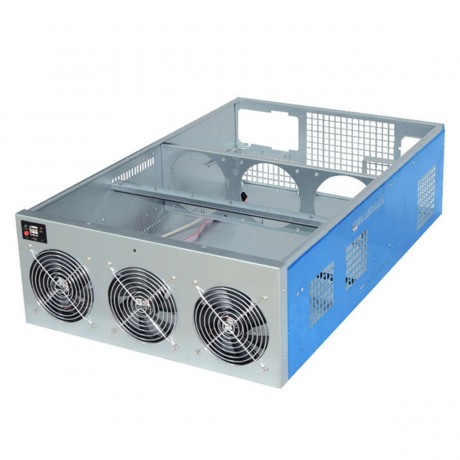 Mining Case Frame Miner Mining Machine Frame 6 /8 GPU Mining Frame 6 Fans Slot