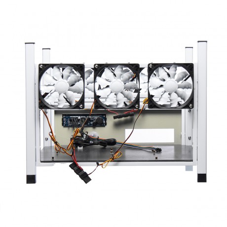 Coin Miner Minning Case BX36 Mining Frame Case with 6 Fans