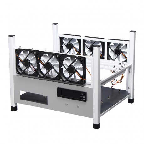 Coin Miner Minning Case BX36 Mining Frame Case with 6 Fans