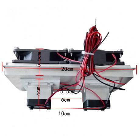 Brushless 12V Computer Refrigeration Cooling Equipment DIY Dual-core Signle System