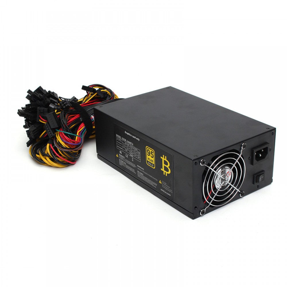 2400W Modular Power Supply Mining Power Supply Machine Coin Miner Minning Rig