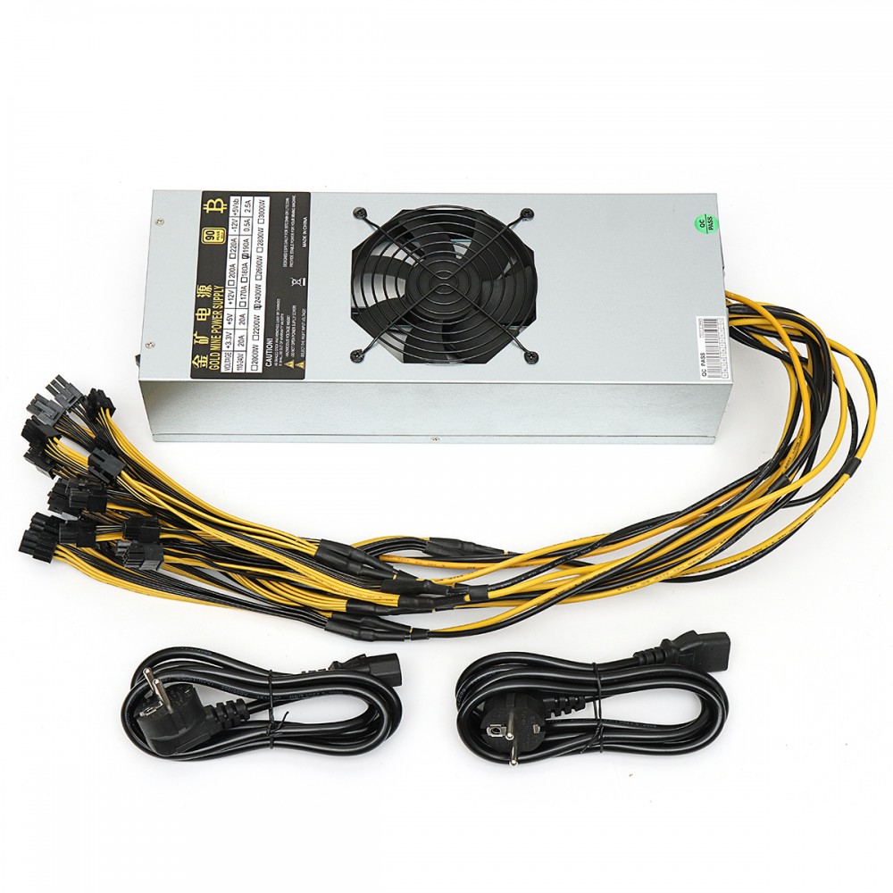 2400W Miner Mining Machine Mining Power Supply APW3