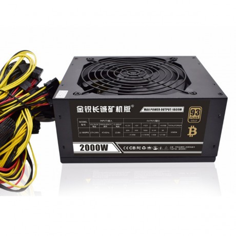 1800W Mining Supply 170-240V 3x8PIN+3x6PI Miner Mining Machine Mining Power Supply